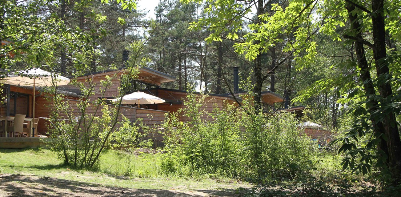 Cottages et jardins du Center Parc de Sologne